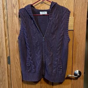 Hooded Sweater Vest